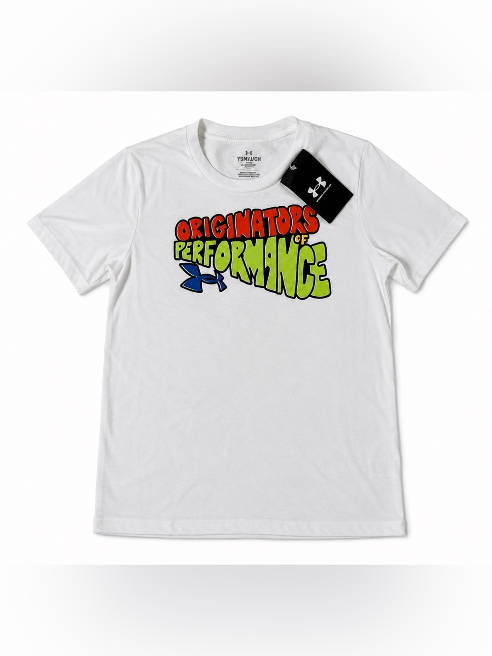 Under Armour White Short-Sleeve 'Originators of Performance' Graphic Tee